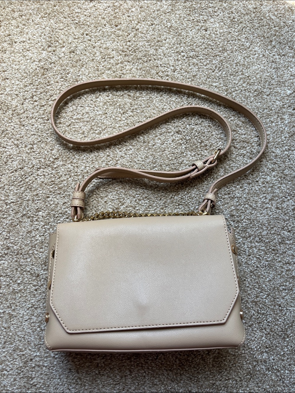 Women's Neutral Cream Crossbody Bag - Designer Style